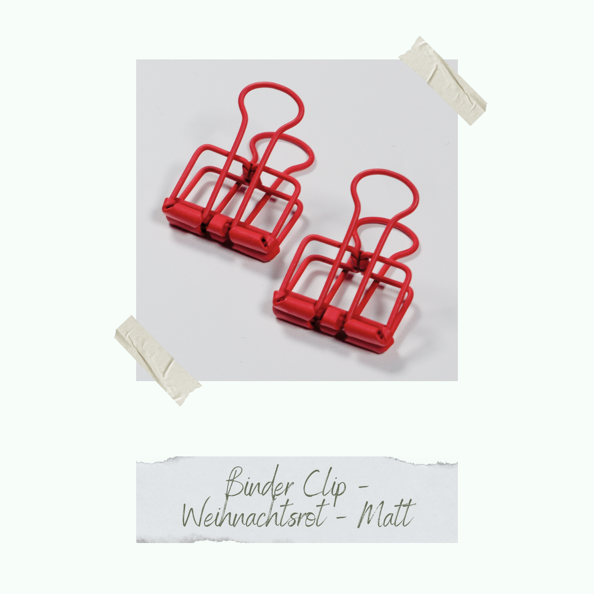 CD-ZB-029_Binder-Clip-Weihnachtsrot-Matt