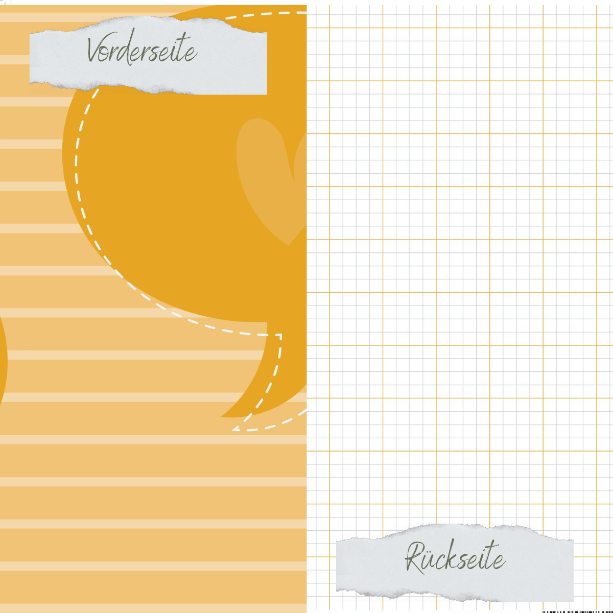 Papel de diseño - Scrapliebe - Smalltalk - Große Sprechblasen - Impreso por ambas caras