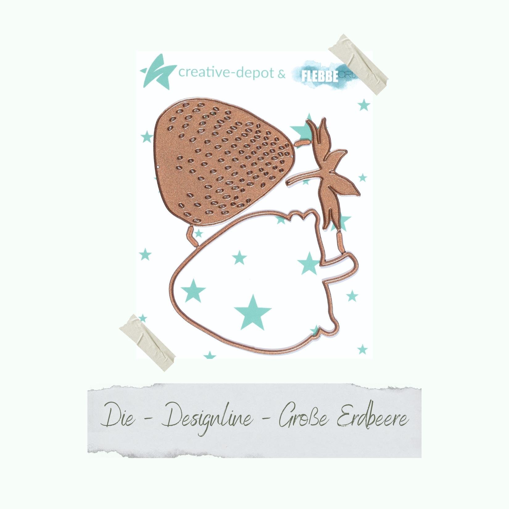 Die - Designline - Große Erdbeere