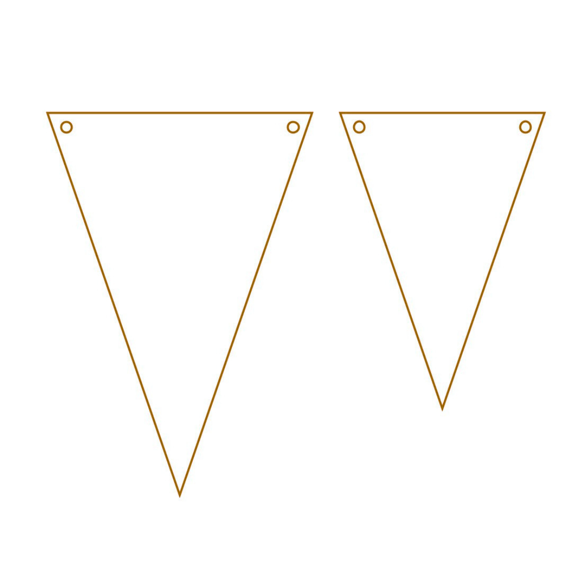 Die - Wimpel - Dreieck - Set