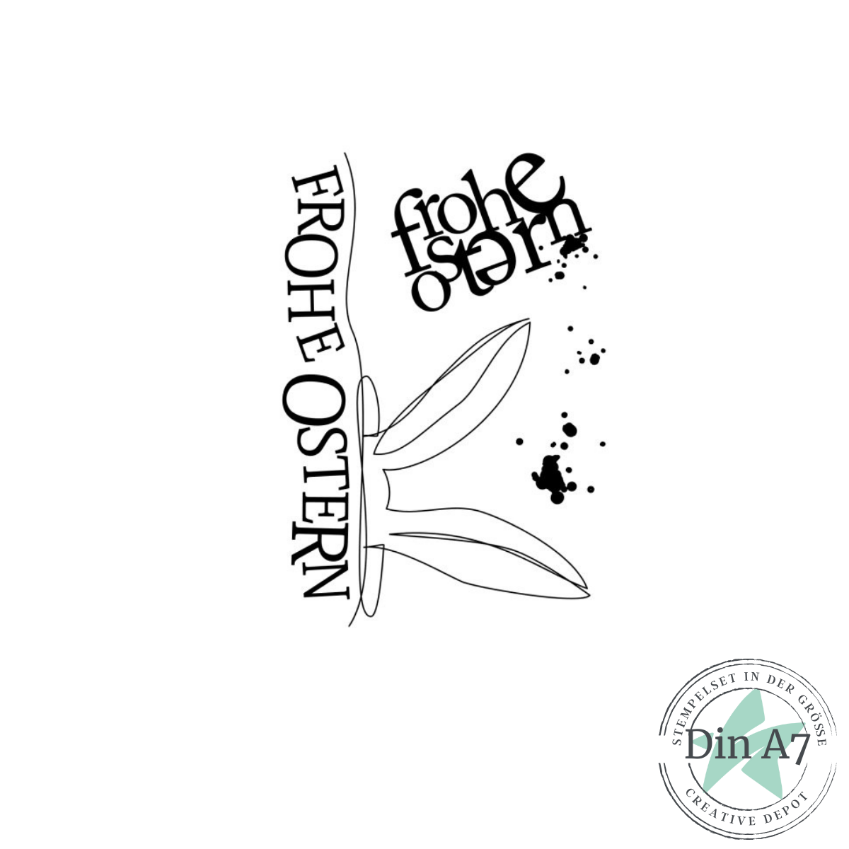 Stempelset - Oneline Hasenohren 