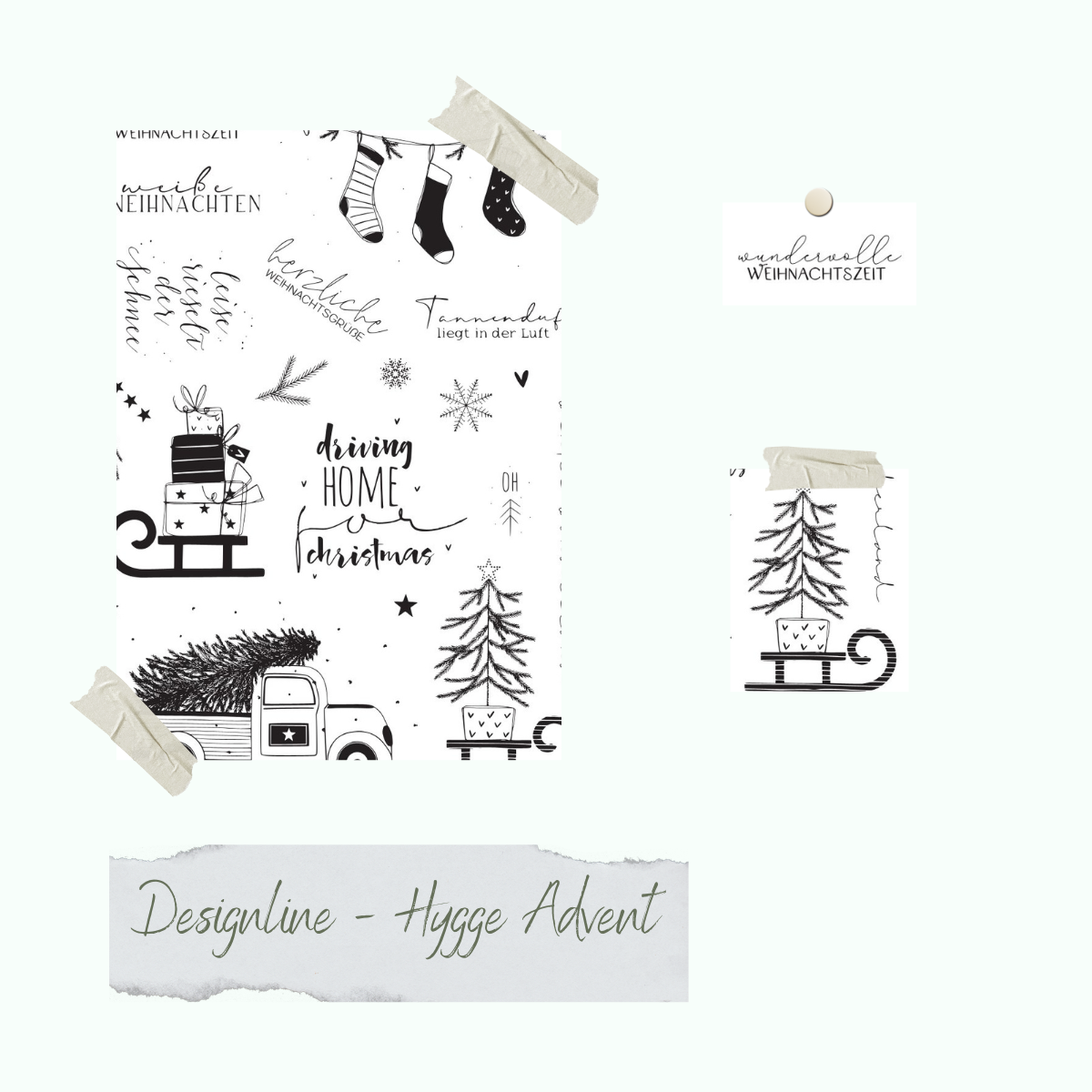 Stempelset - Designline - Hygge Advent