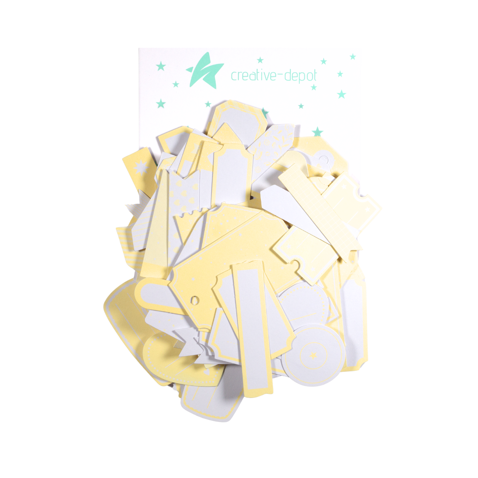 Die Cuts - Tags & Labels - Babygelb