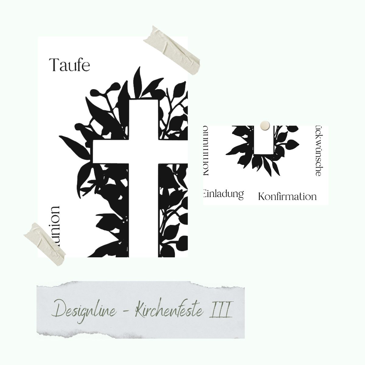 Stamp set - Designline - Kirchenfeste III