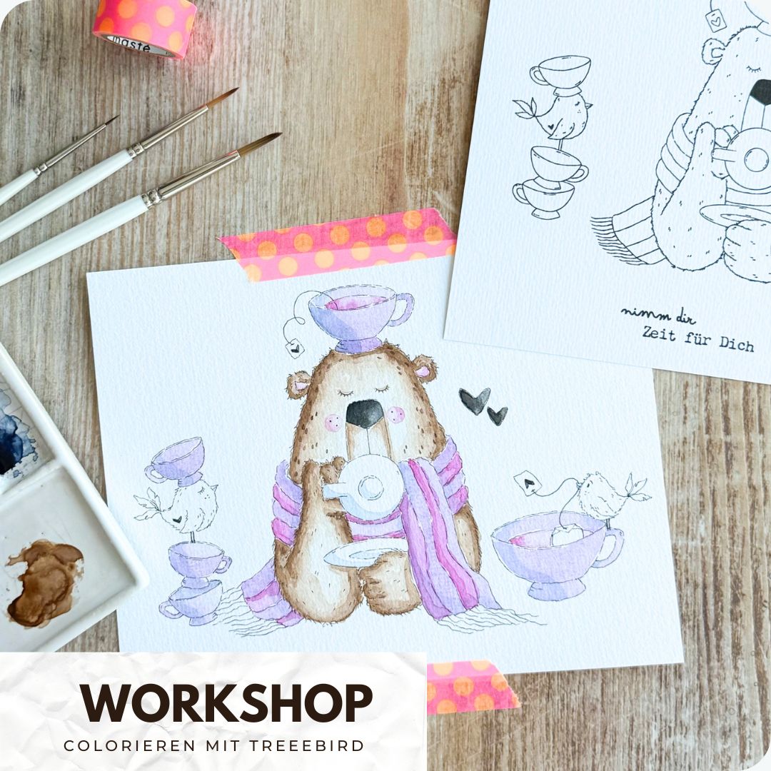 Workshop in Assel Colorieren mit Treeebird am 12.09.2026