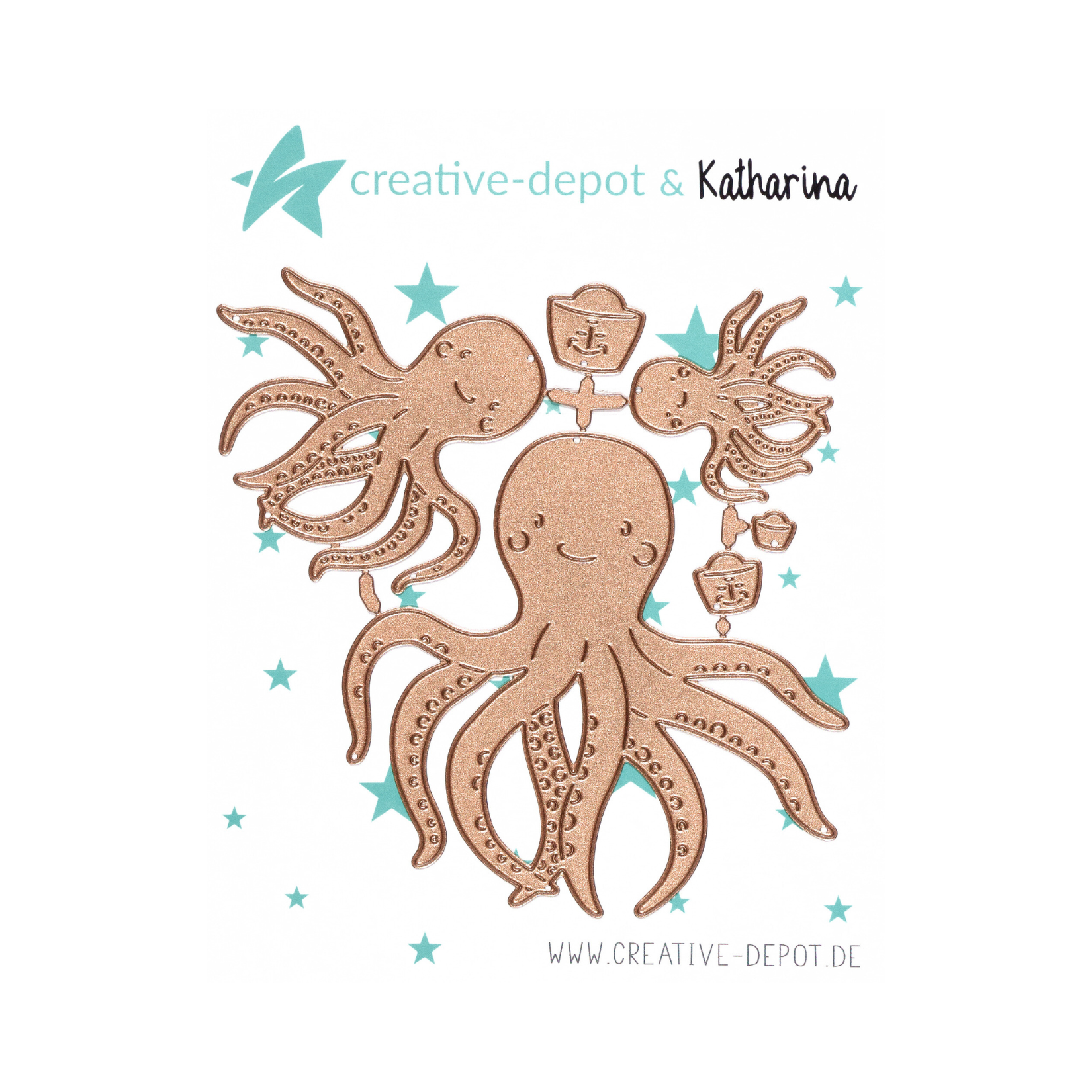 Die - Designline - Fröhliches Oktopus Set