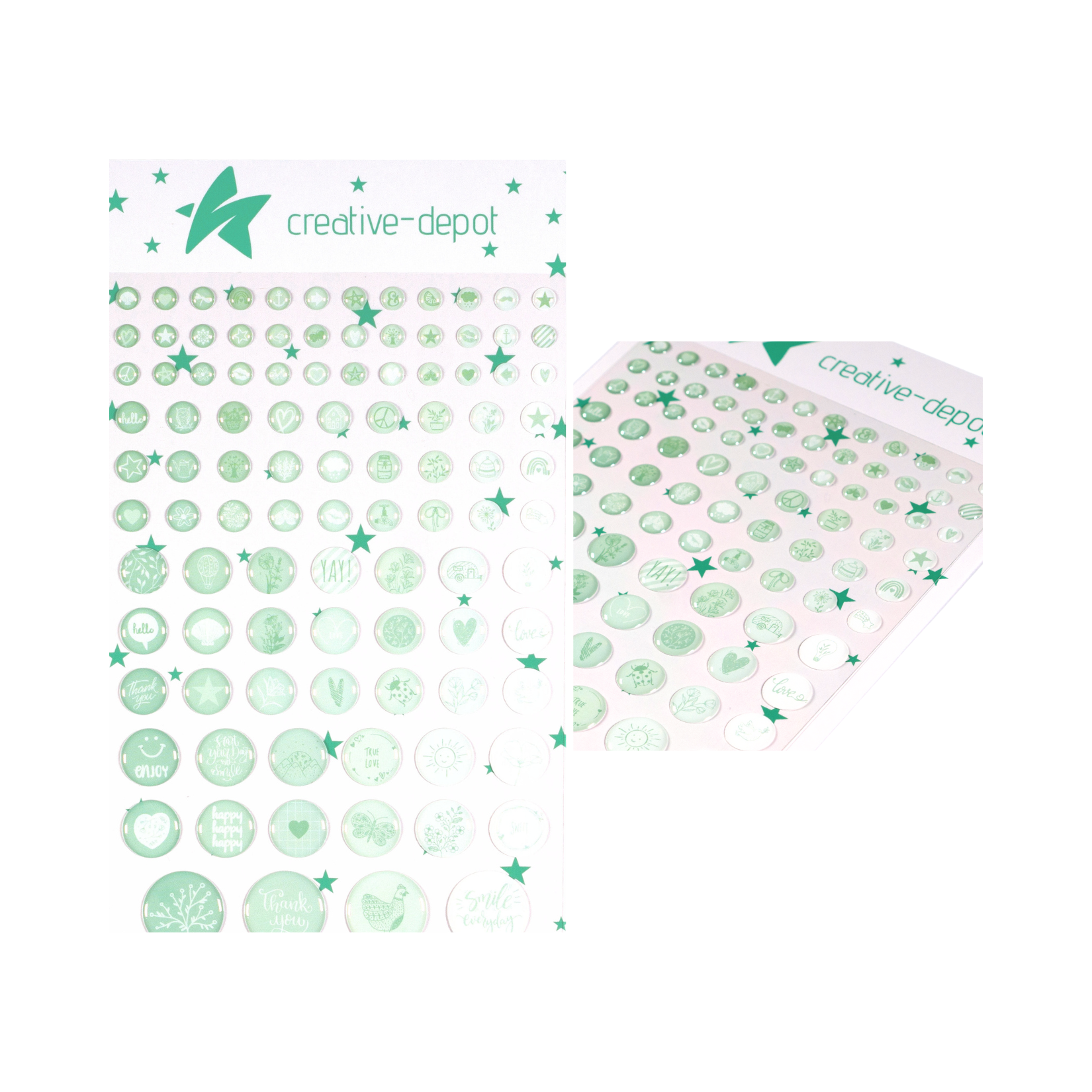 Enamel Dots - Motive - Vintage Mint