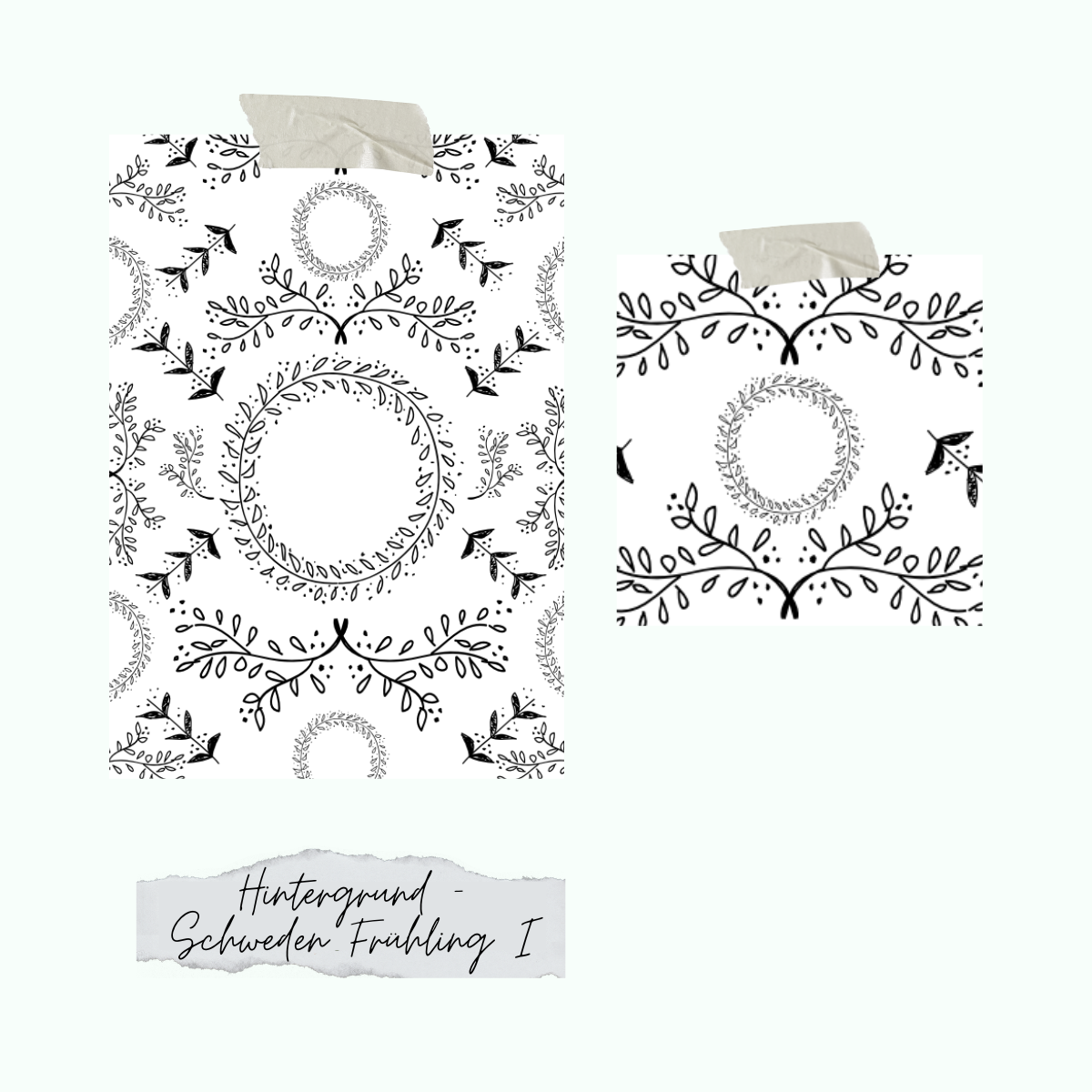 Stamp set - Background Swedish Spring I - Only while stocks last