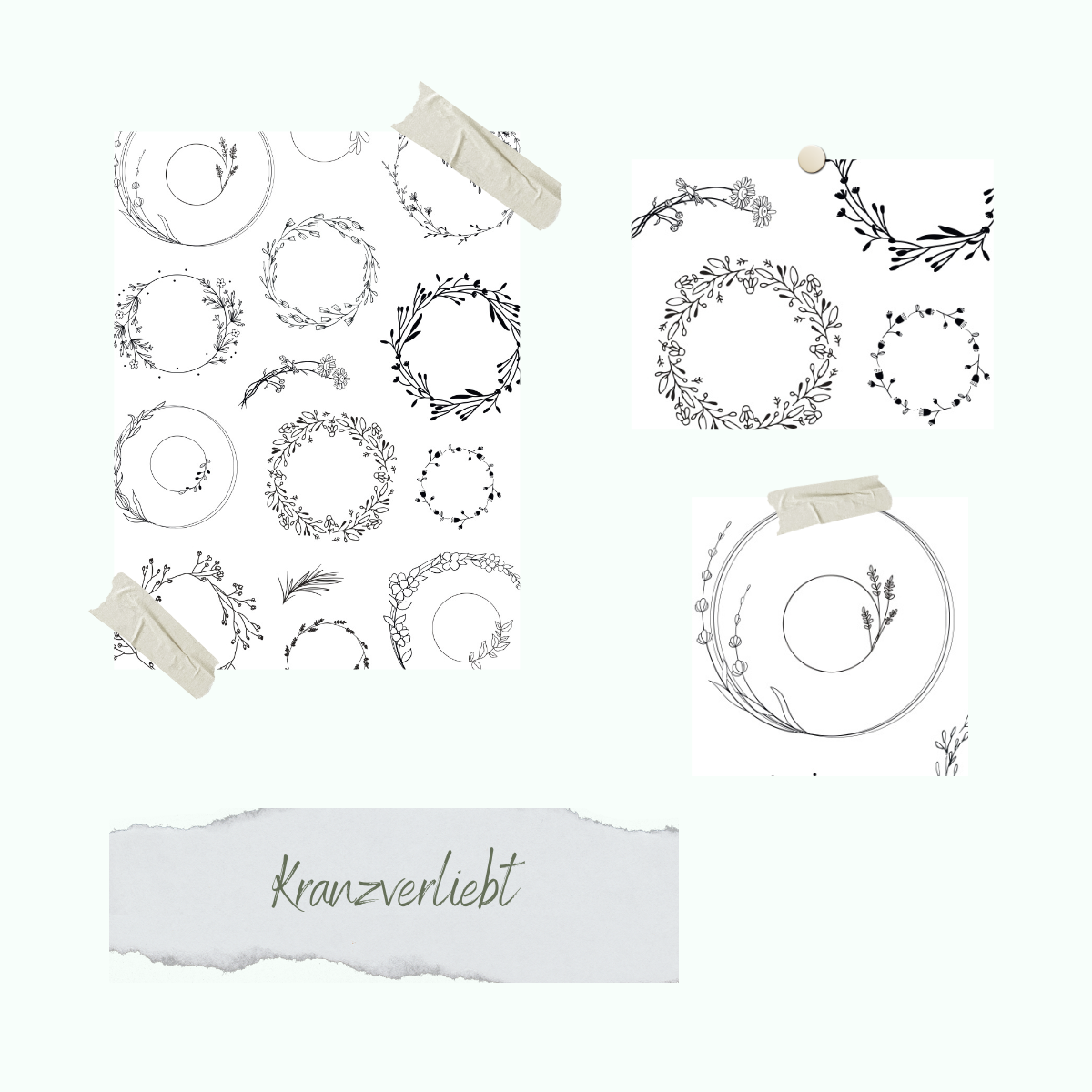 CD-Stt-1119-Kranzverliebt Set de sello - Kranzverliebt