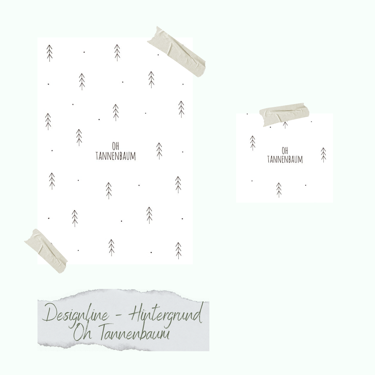 Stamp set - Designline - Background - Oh Tannenbaum