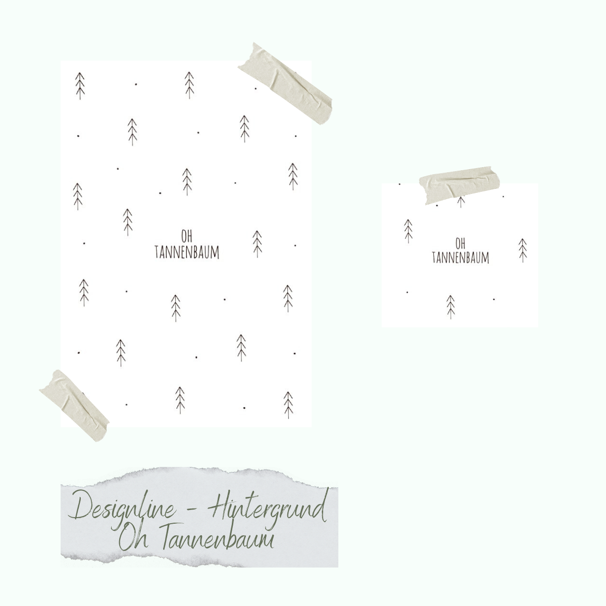 CD-Stt-1188-Designline-Hintergrund-Oh-Tannenbaum