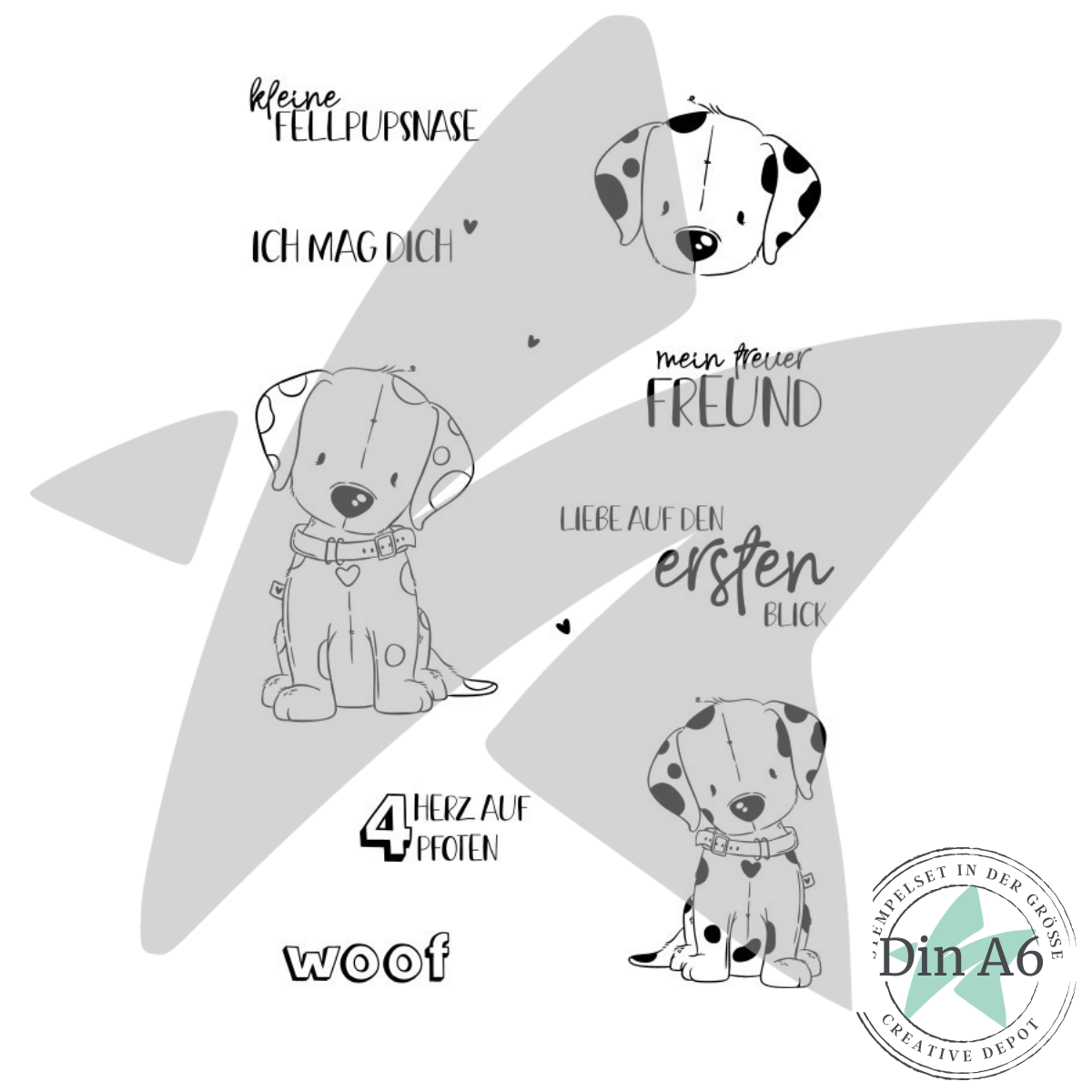 Stempelset - Hundeliebe