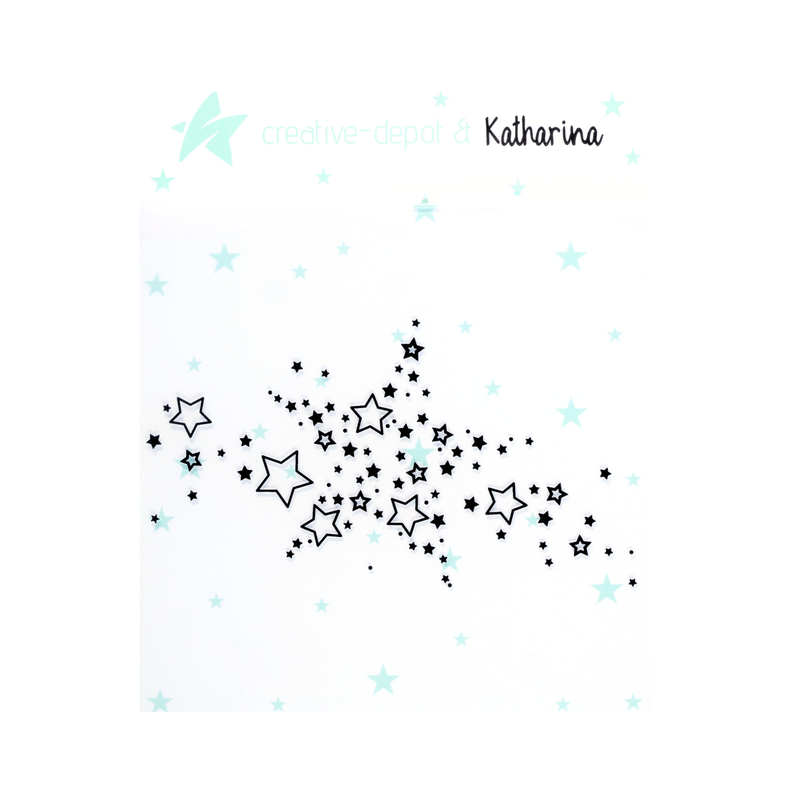 Prägefolder - Katharinas Sternenschweif - 15 x 15 cm 