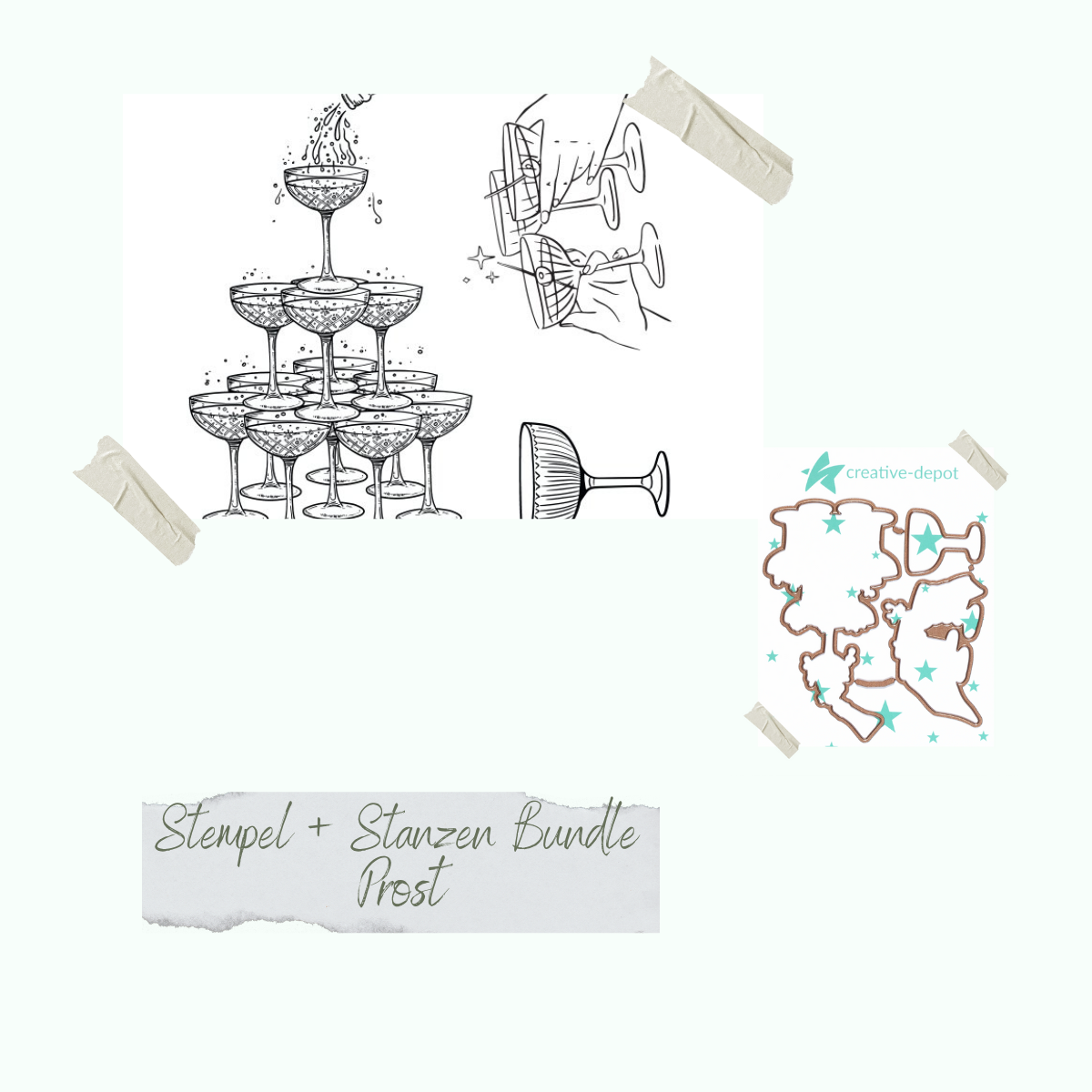 Bundle - Prost - Stempelset & Stanzen