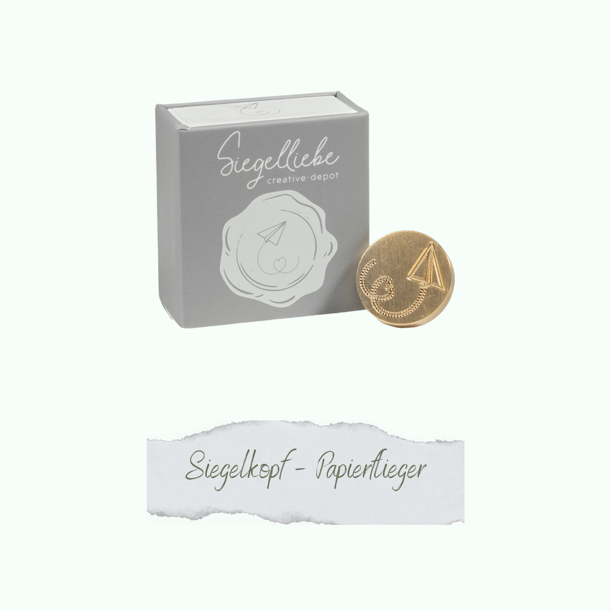 CD-SI-102_Papierflieger Cabeza de foca - Designline - Papierflieger - Siegelliebe