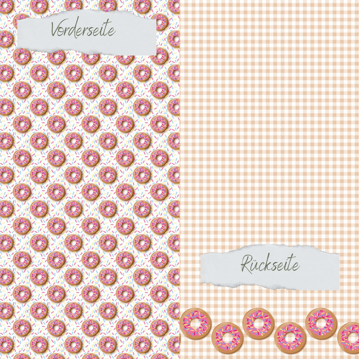 Papel de diseño - Designline - Sweet Donuts - Impreso a doble cara