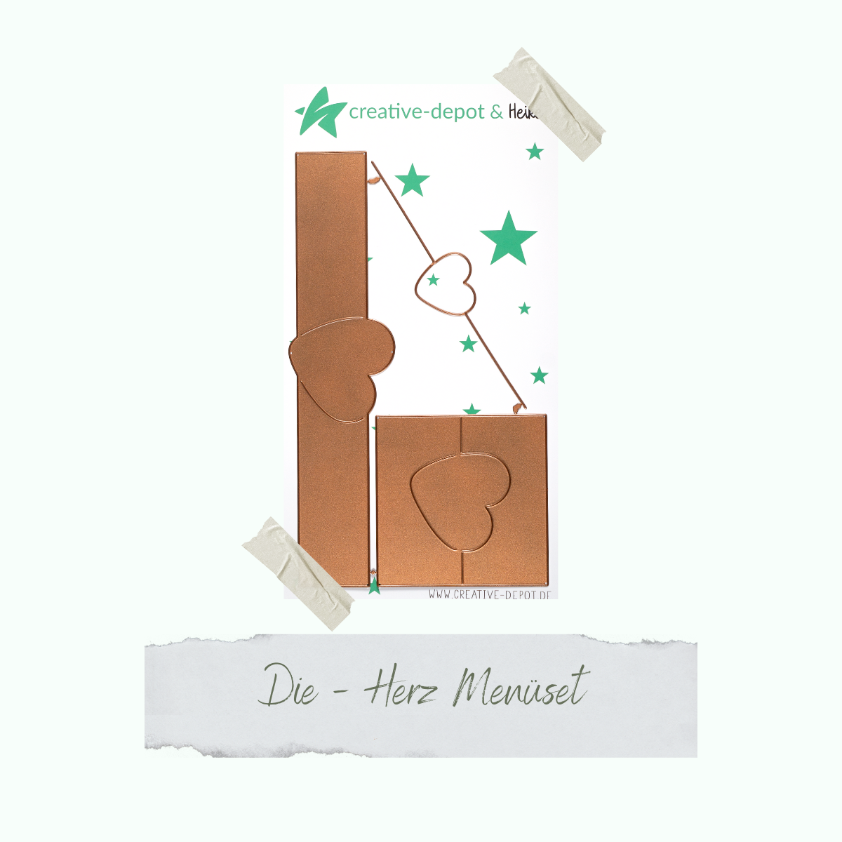 CD-Die-1350_Die-Herz-Men-set Die - Herz Menüset