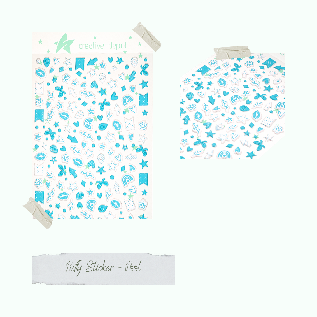 CD-PS-038_Puffy-Sticker-Pool Puffy Sticker - Pool