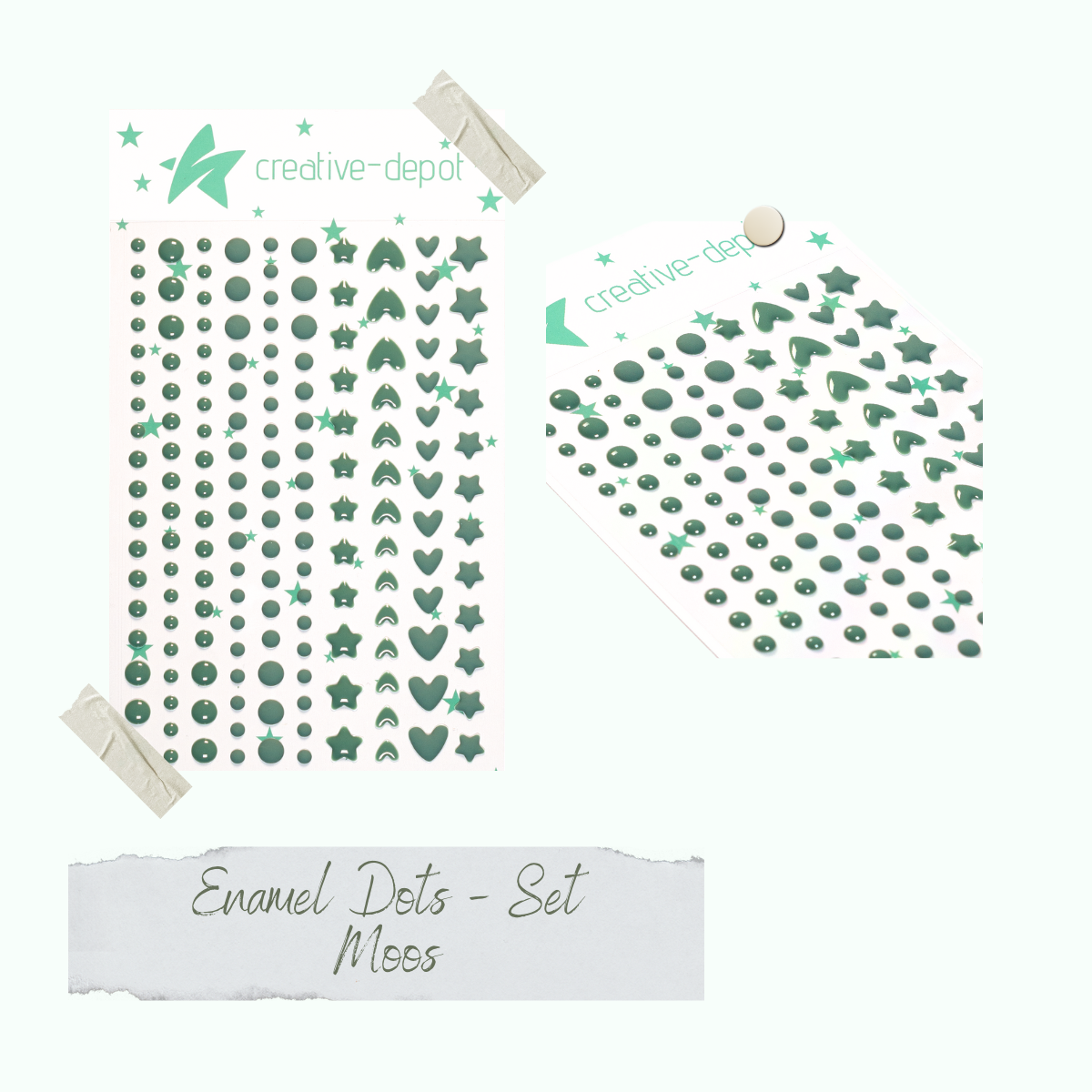 Enamel Dots - Moos