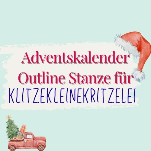 Die - Adventskalender 2026 - Klitzekleinekritzelei - Outline
