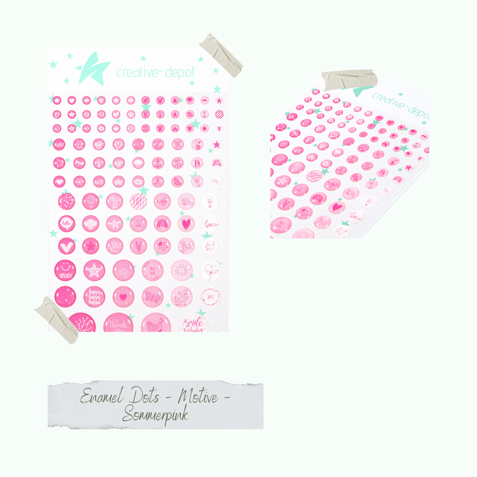 Enamel Dots - Motive - Sommerpink