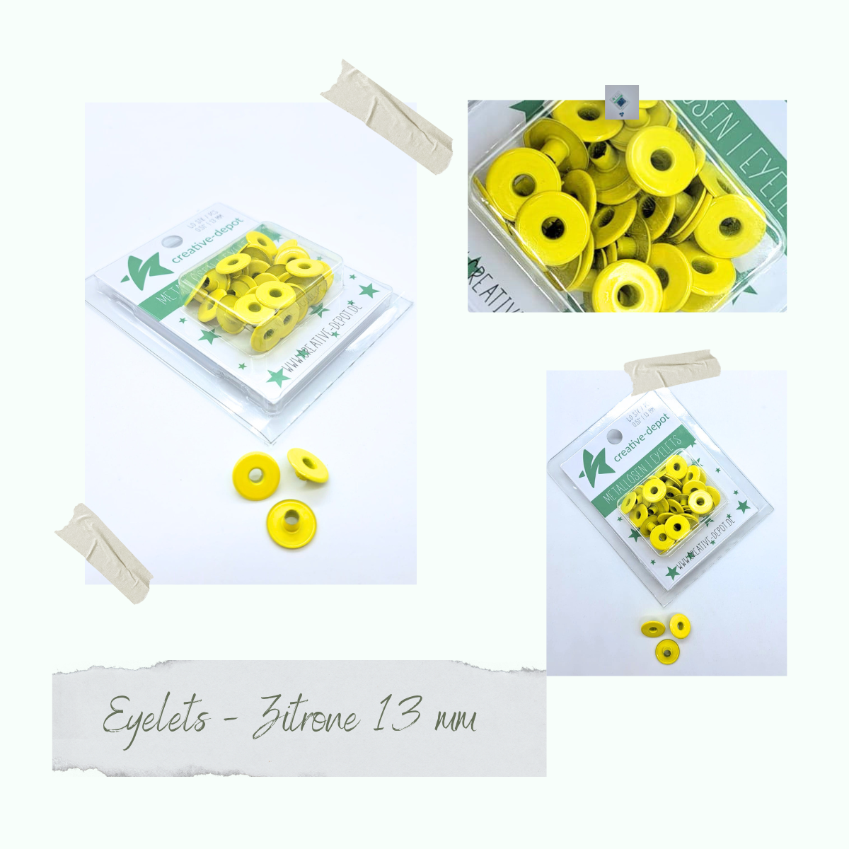 CD-EYB-021 Ojales anchos - Limón - 13mm