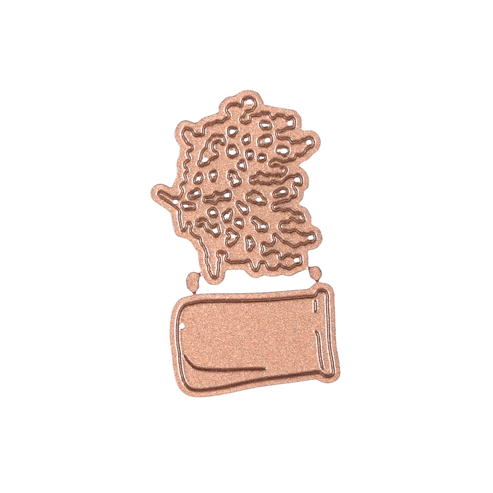 Die - Wintertrockenstrauß mit Tontopf