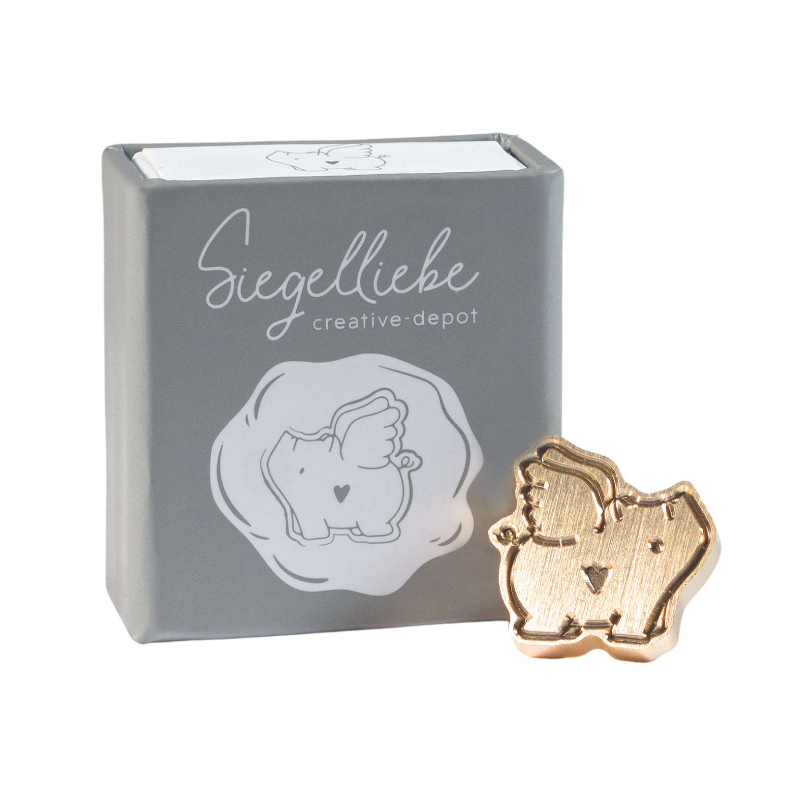 Siegelkopf - Designline - Glücksschweinchen - Siegelliebe 