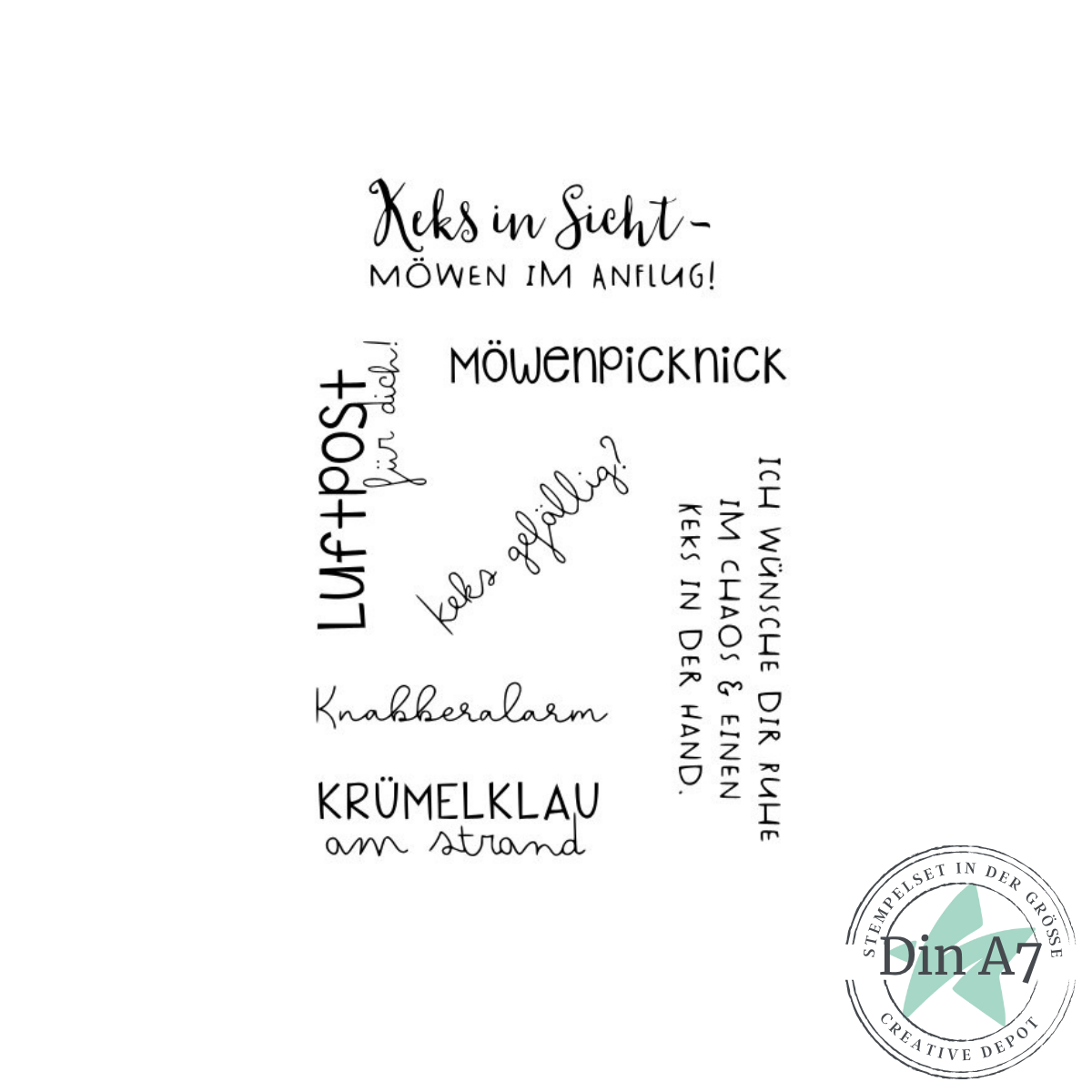 Stempelset - Möwenpicknick