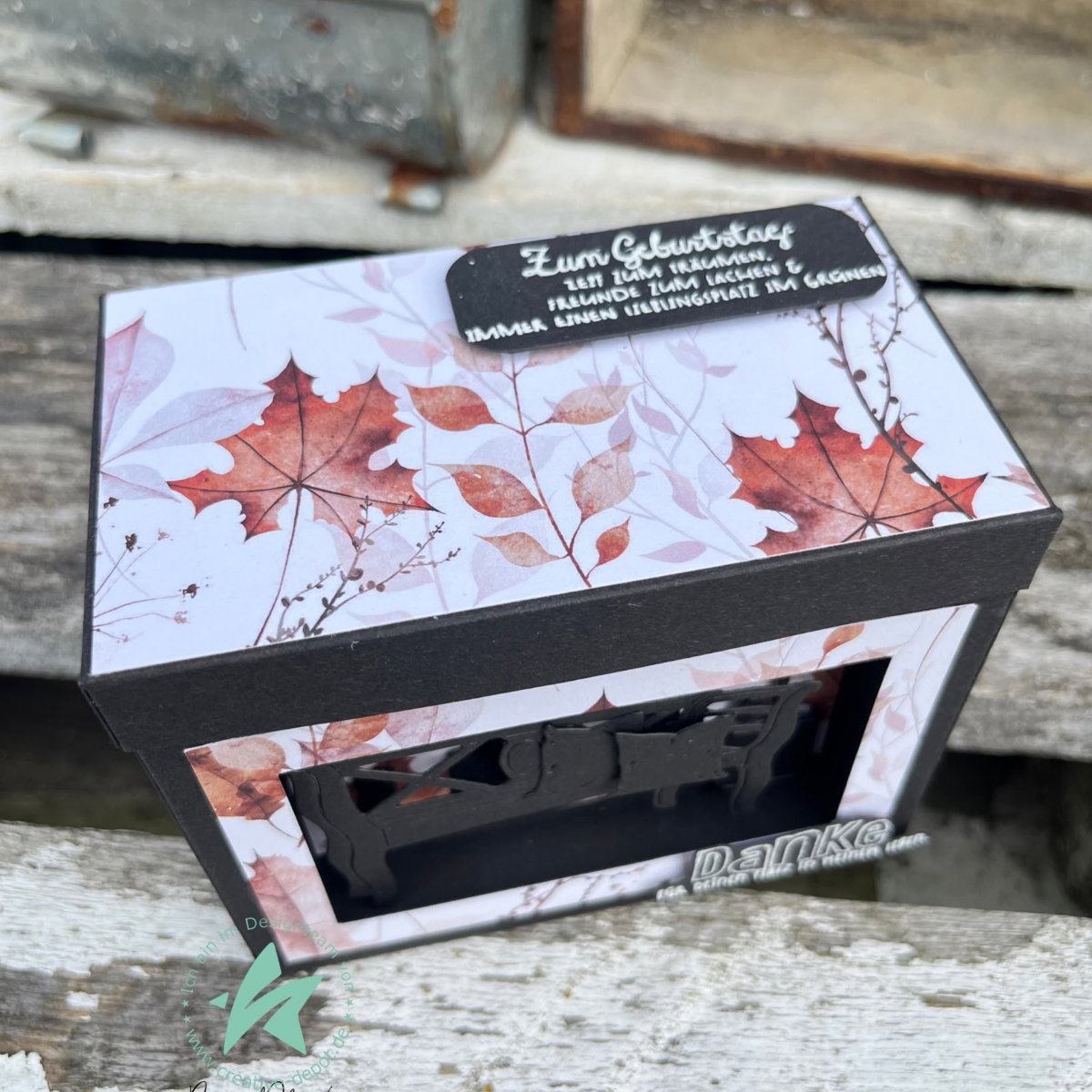 Papier décoratif - La magie des feuilles - Imprimé recto-verso