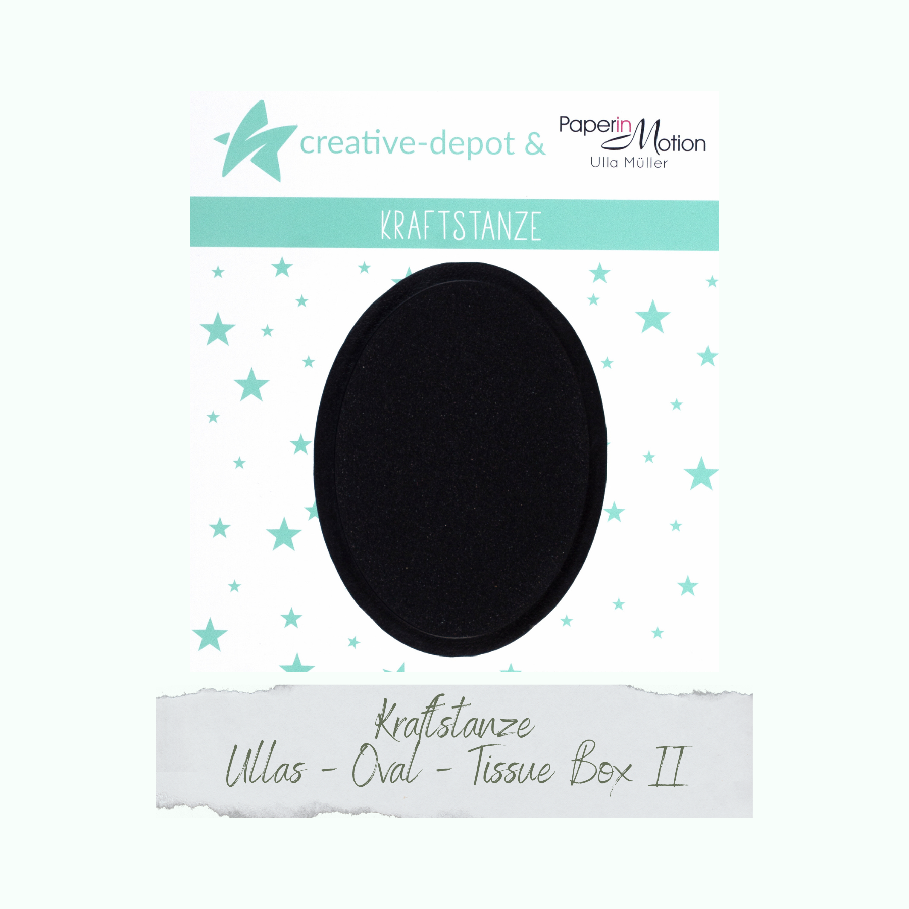 Kraftstanze - Ulla´s Oval - Tissue Box II