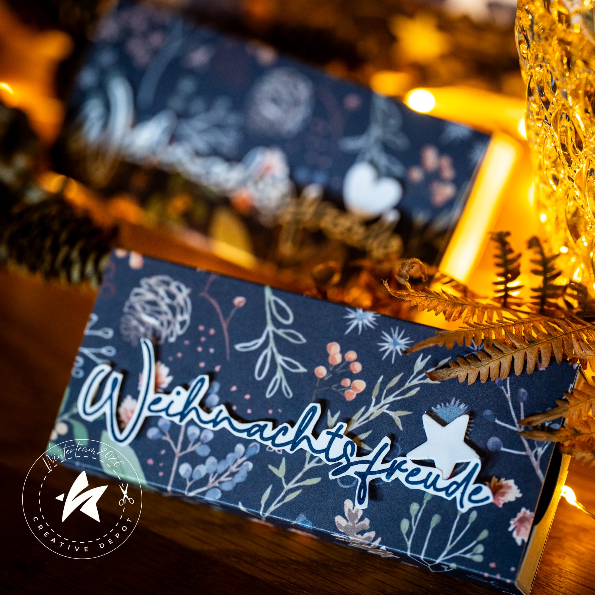 Designer paper – Winter Miscellany – Blue – Printed on both sides