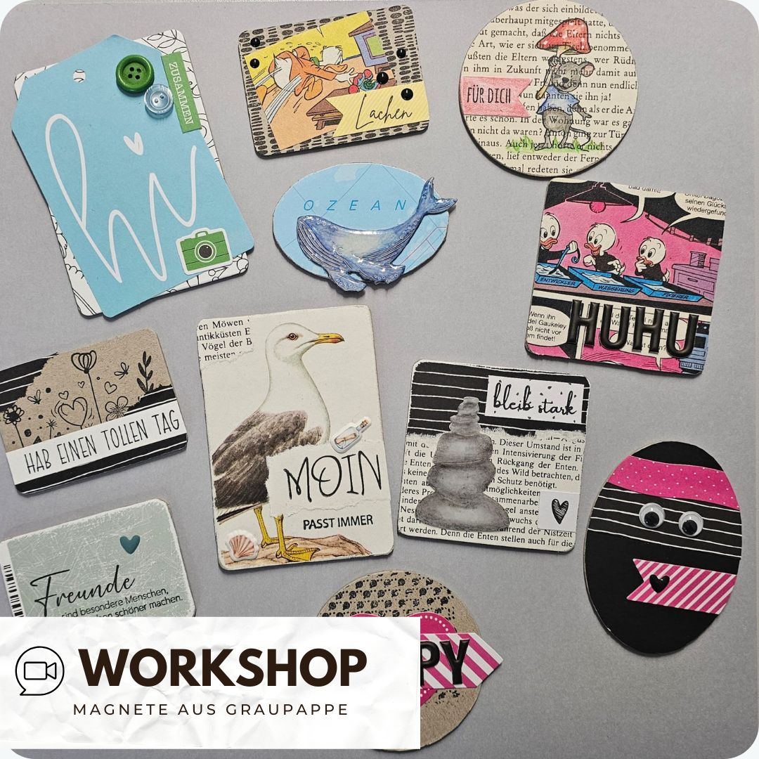 Workshop Assel Magnete aus Graupappe 25.06.2026