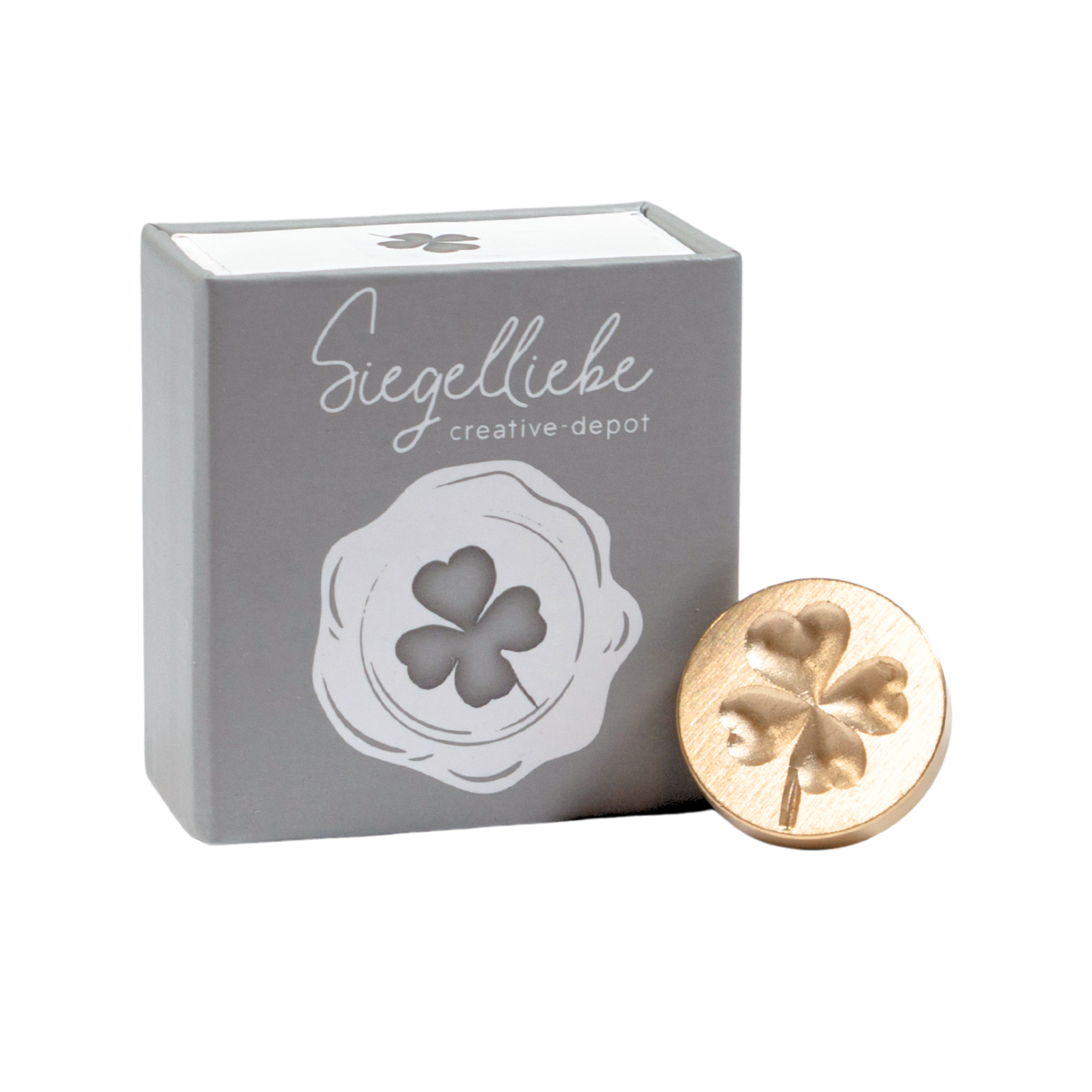 Siegelkopf - 3D Kleeblatt - Siegelliebe