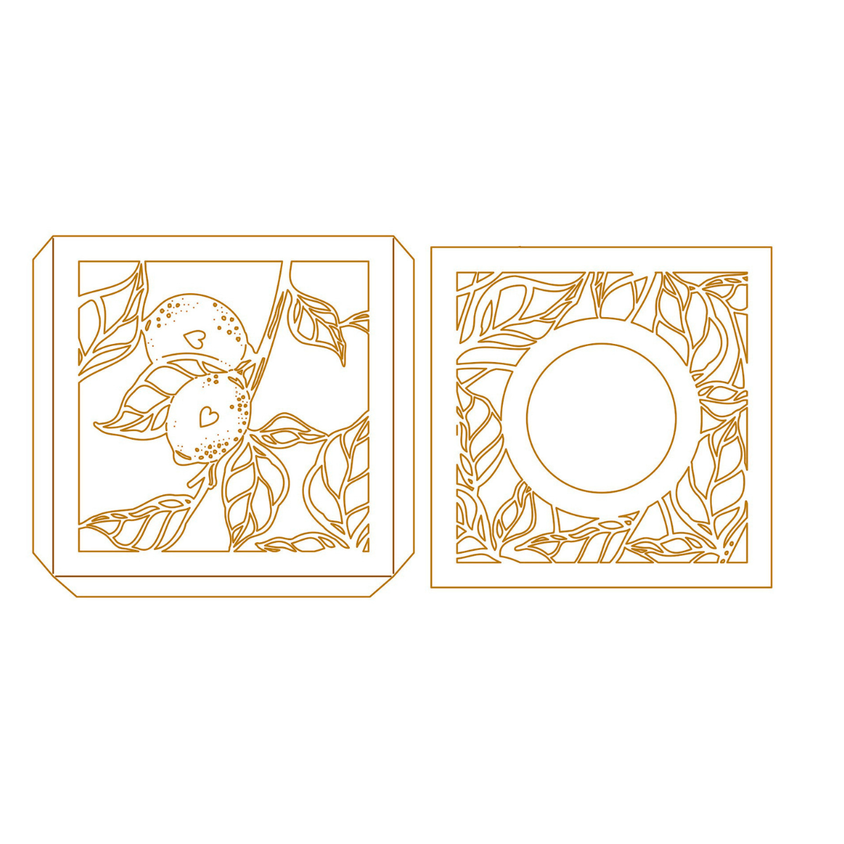 Die - Lichtbox Groß - Boden und Seitenteil - Sommer