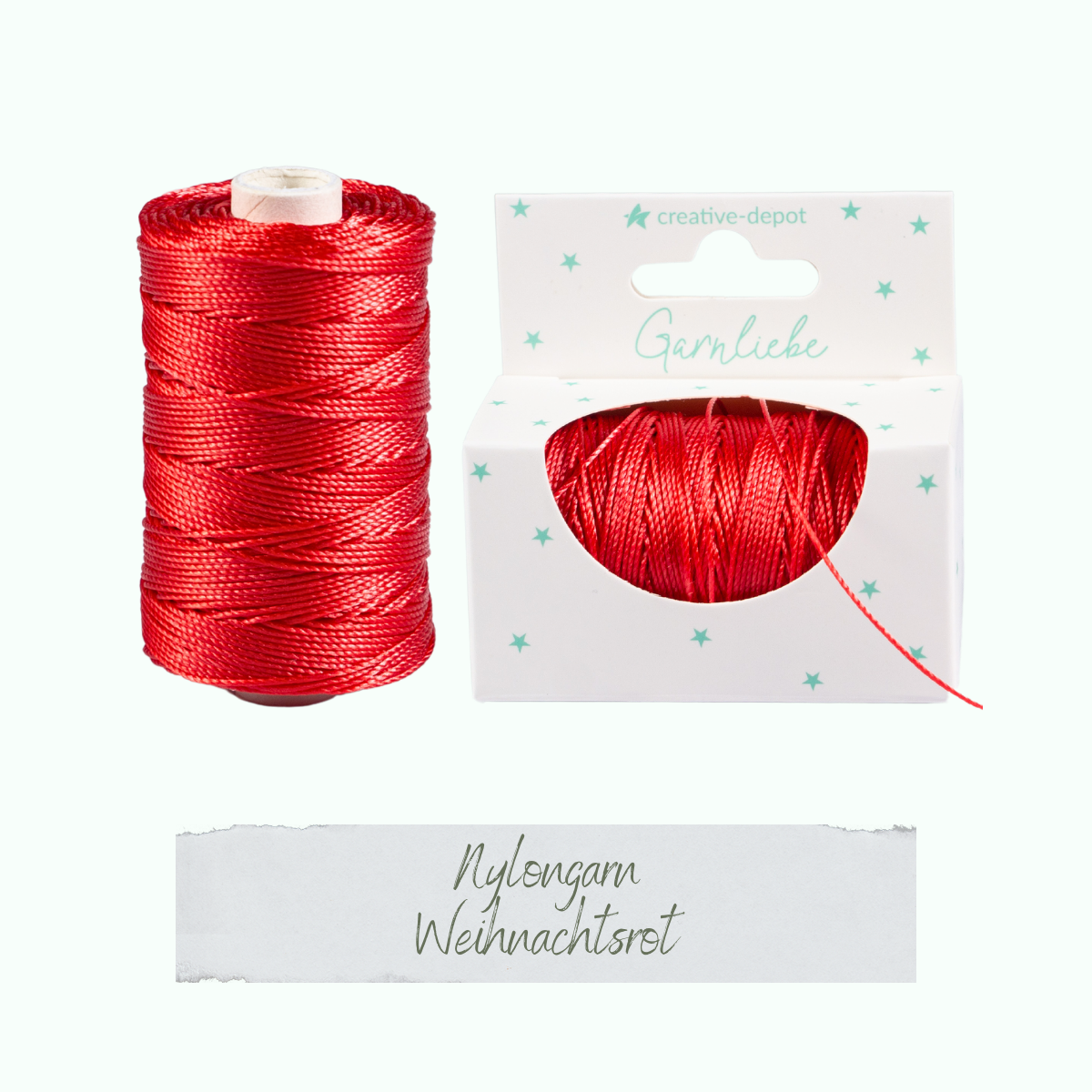 Nylongarn - Weihnachtsrot - Garnliebe Nylongarn - Weihnachtsrot - Garnliebe