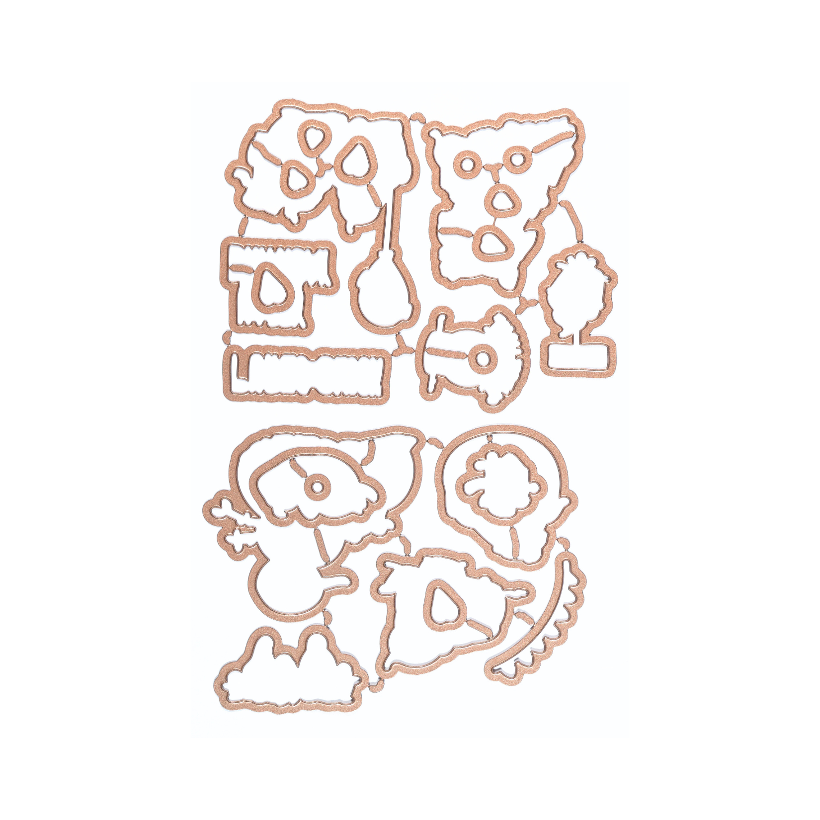 Die - Pinguine im Schnee - Outline