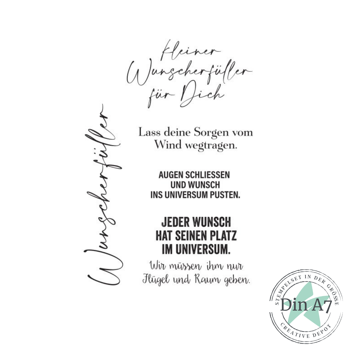 Stempelset - Kleiner Wunscherfüller 