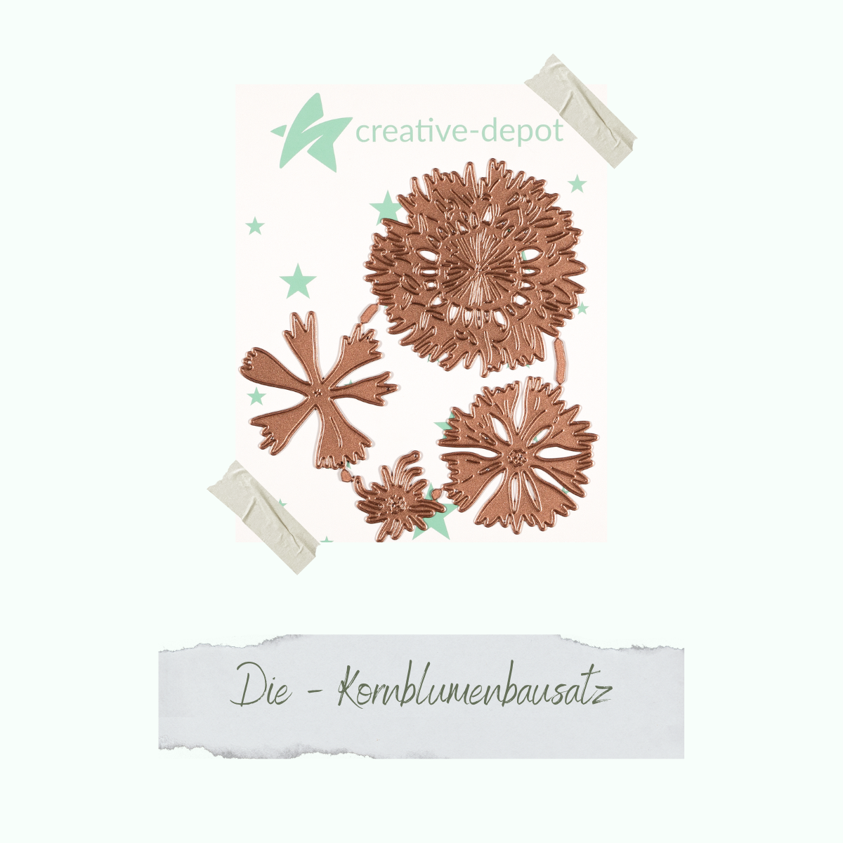 CD-Die-1290_Die-Kornblumenbausatz Die - Kornblumenbausatz