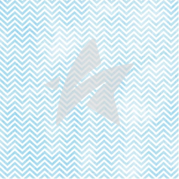 AqurellVintageBabyblauChevron Aquarell - Vintage Babyblau - Chevron