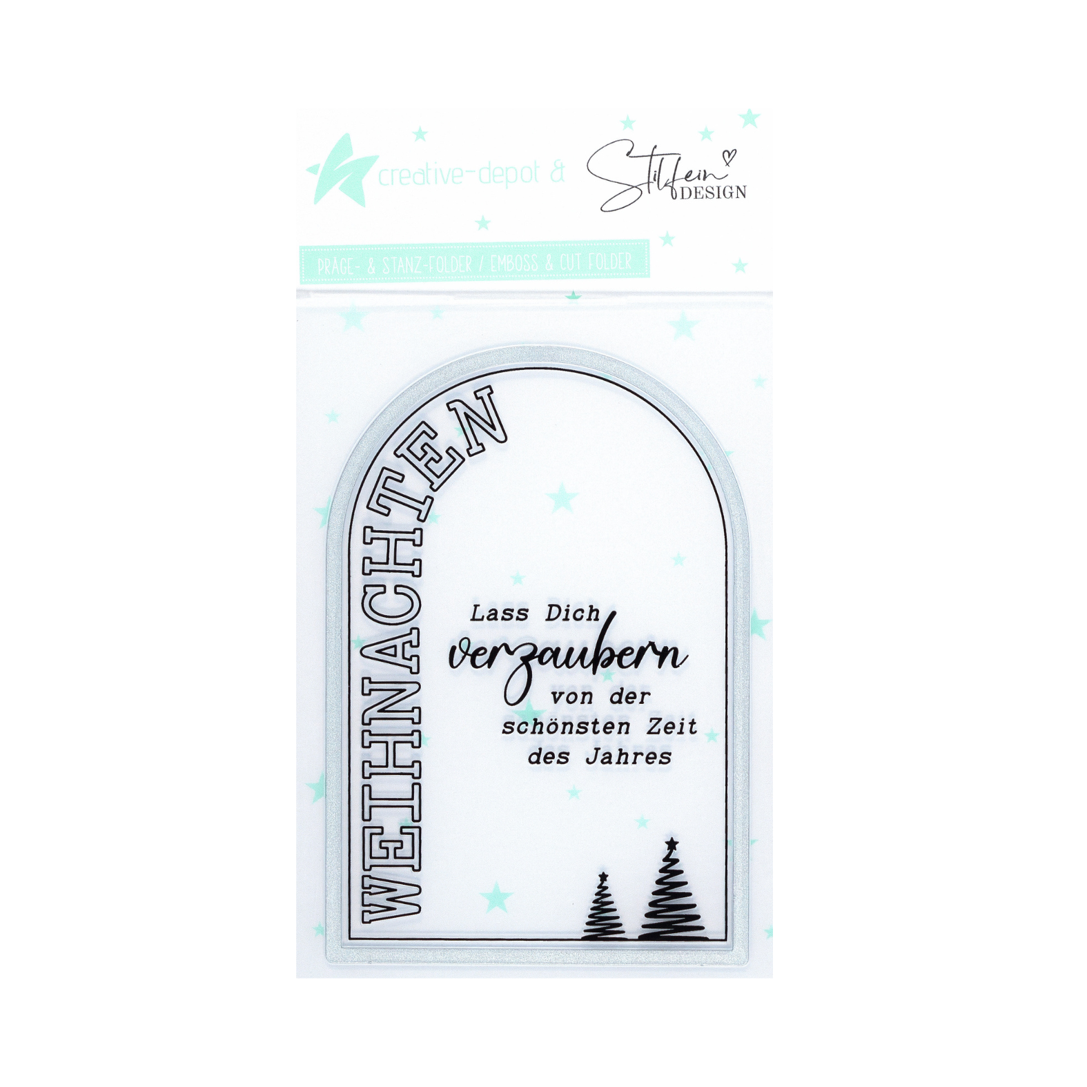 Cut & Emboss Folder - Bogen-Aufleger - Lass dich verzaubern - 11 x 15,5 cm