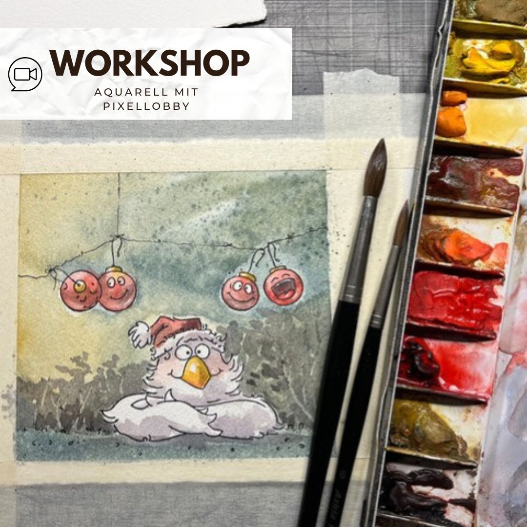 Zoom Workshop Colorieren mit Stephie von Pixellobby am 15.12.2025 