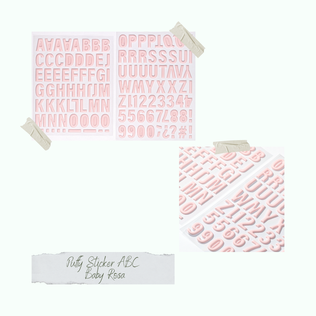 CD-PS-029_Puffy-Sticker-Baby-RosaIr5XjbnOT44Xi Pfuffy Sticker - ABC - Baby Rosa