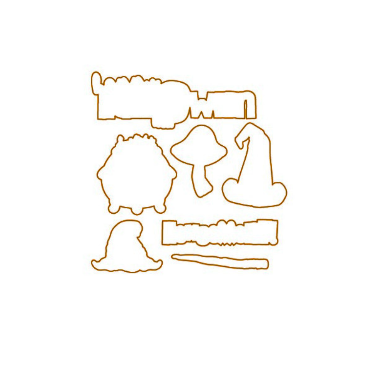 Die - Hexcellent - Outline