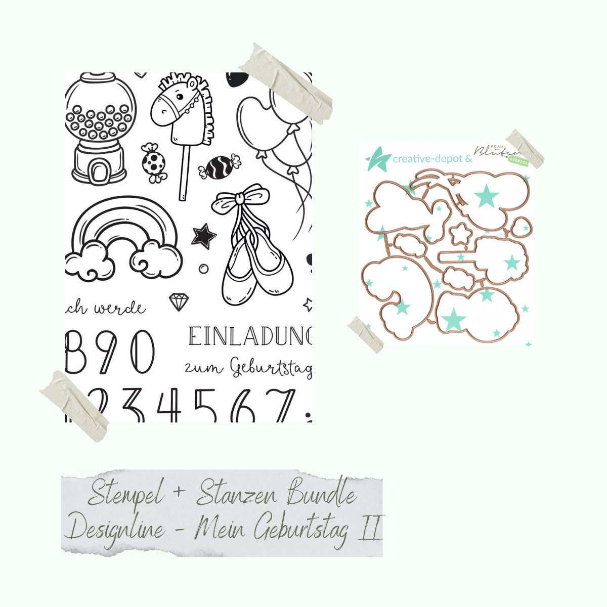 Bundle - Designline - Mein Geburtstag II - Stempelset & Stanzen