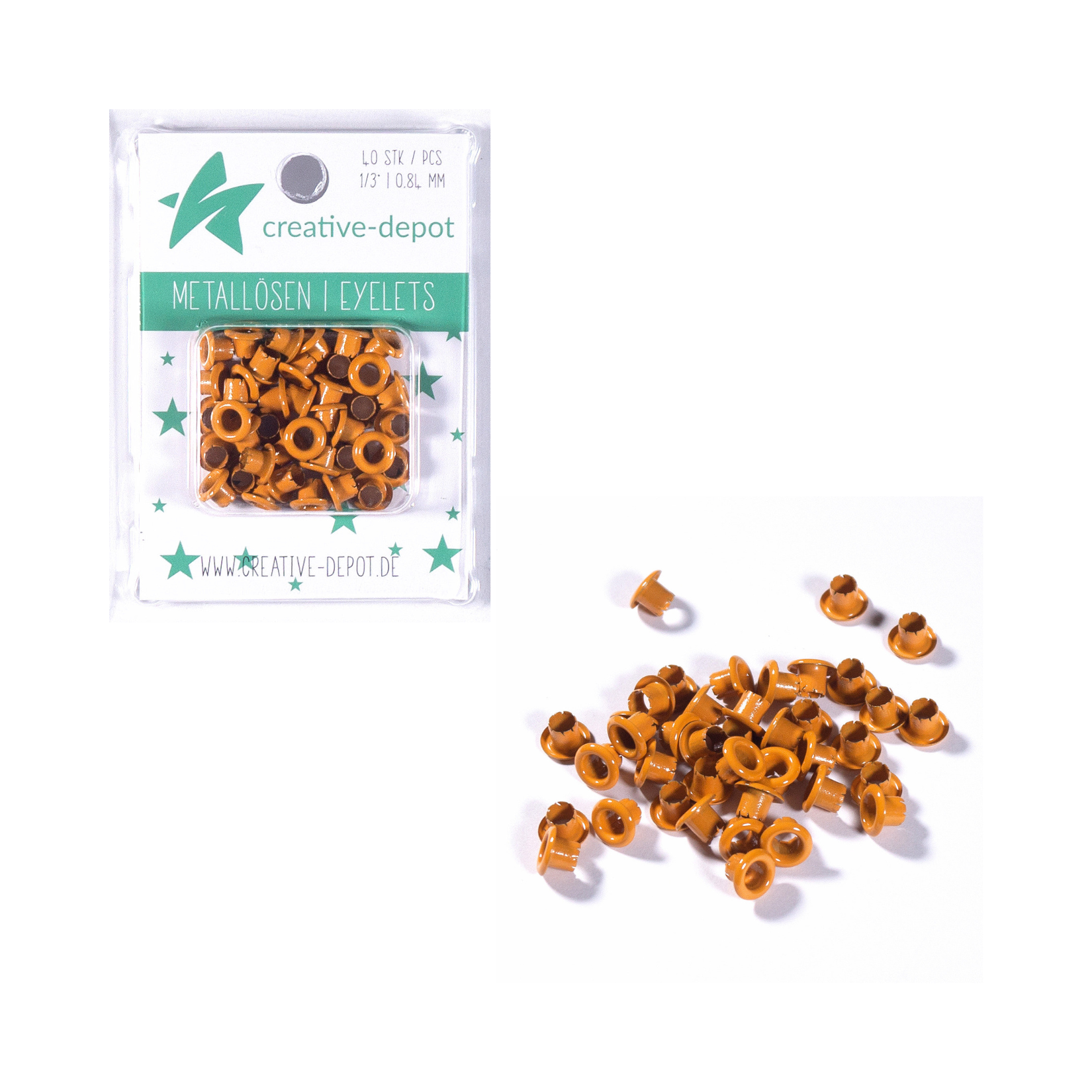 Eyelets - Maisgelb - 8mm