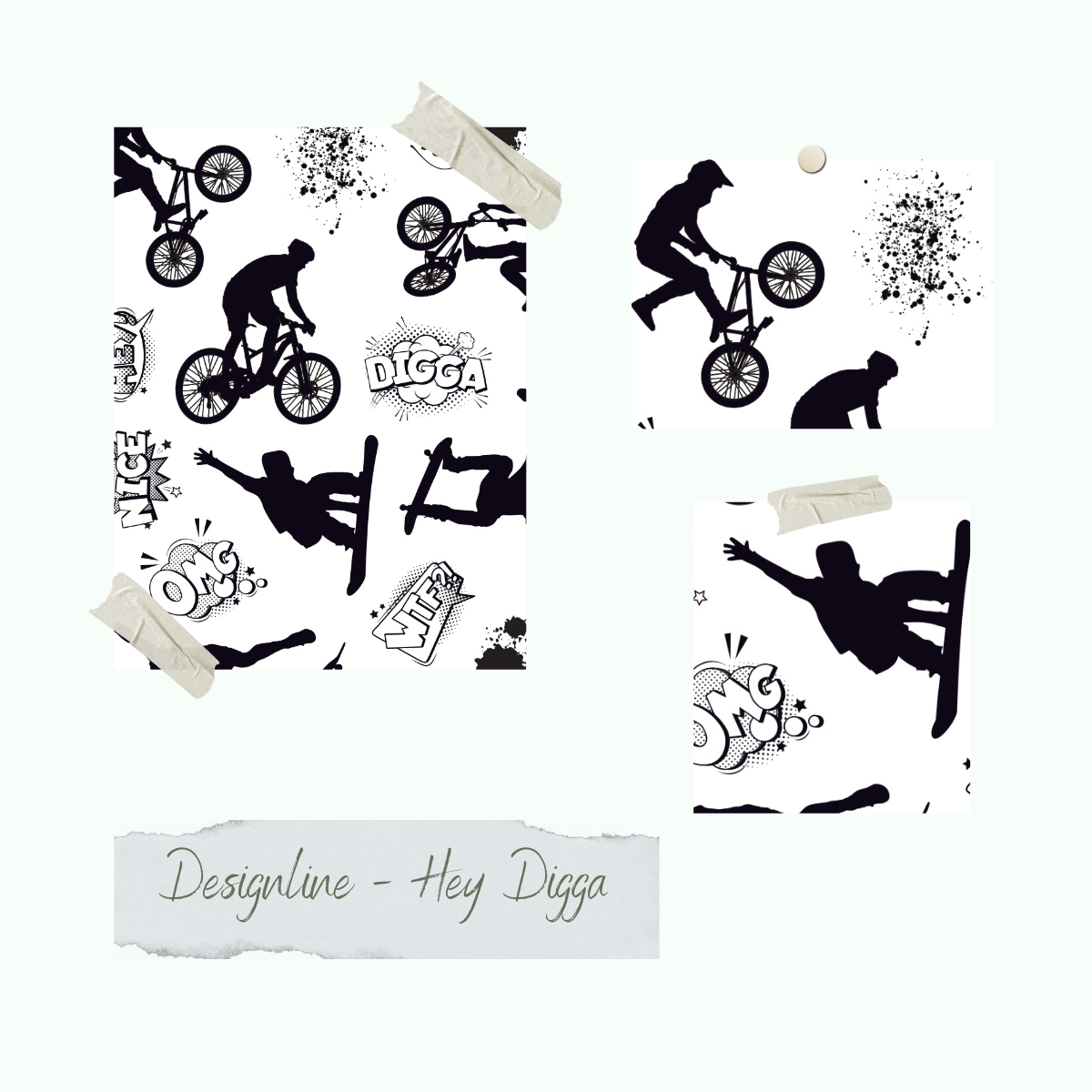 Stempelset - Designline - Hey Digga