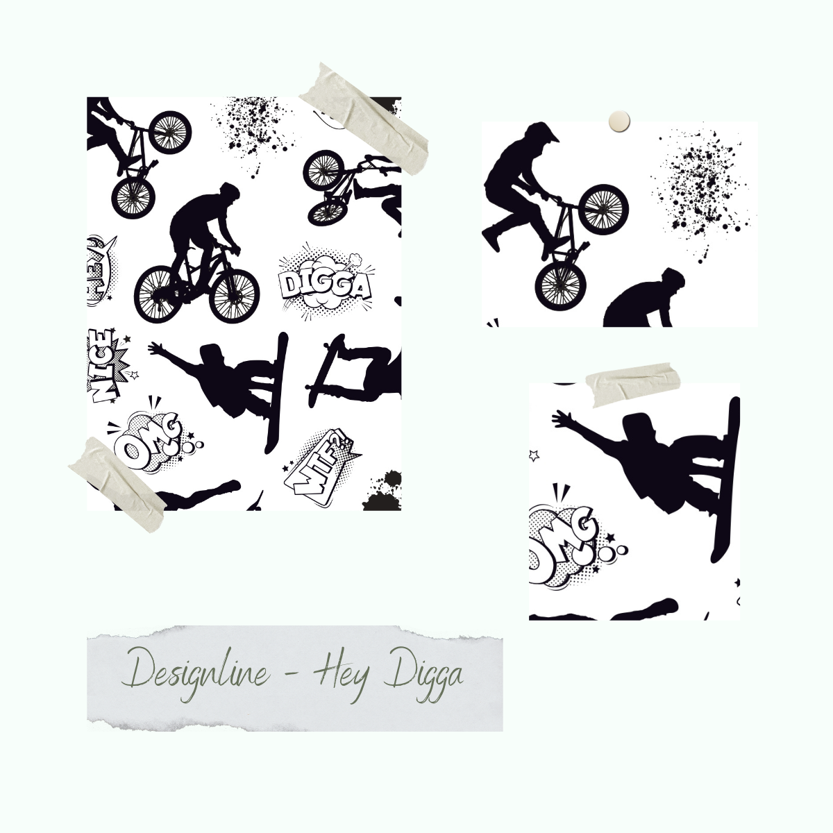 CD-Stt-1074-Designline-Hey-Digga Stempelset - Designline - Hey Digga