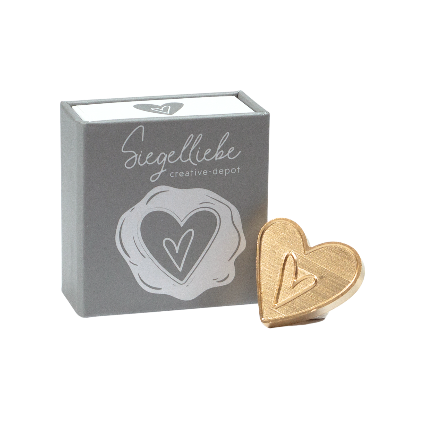 Siegelkopf - Doppeltes Herz - Siegelliebe