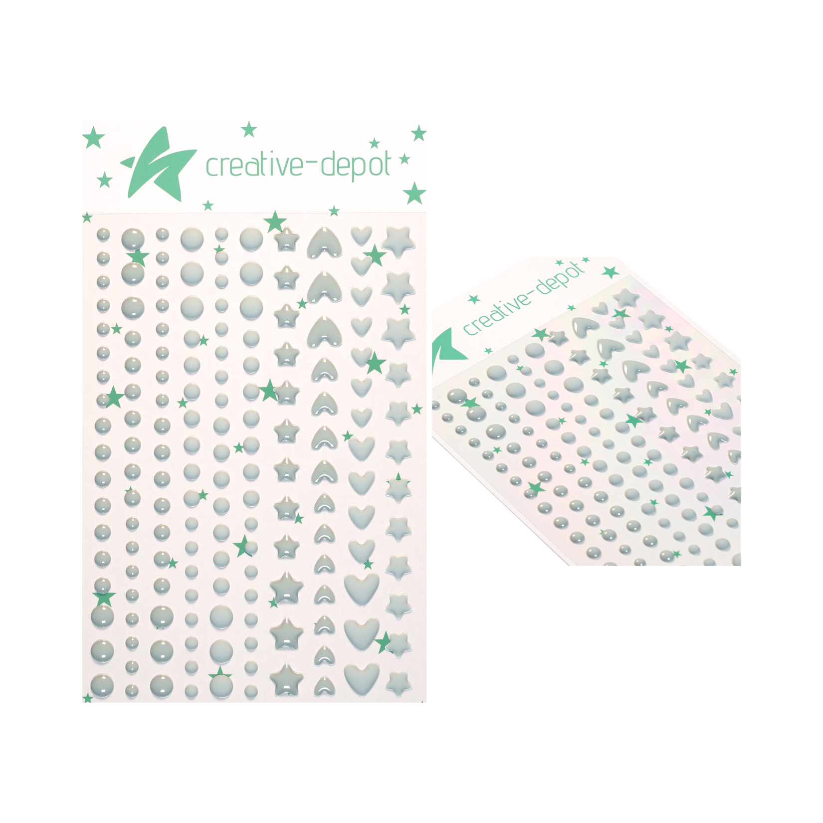 Enamel Dots - Hellgrau